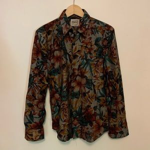 Naked & Famous Floral Pattern Men’s Shirt
